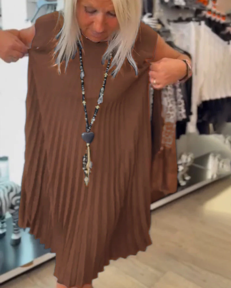 NARASIA - TRENDY PLEATED DRESS