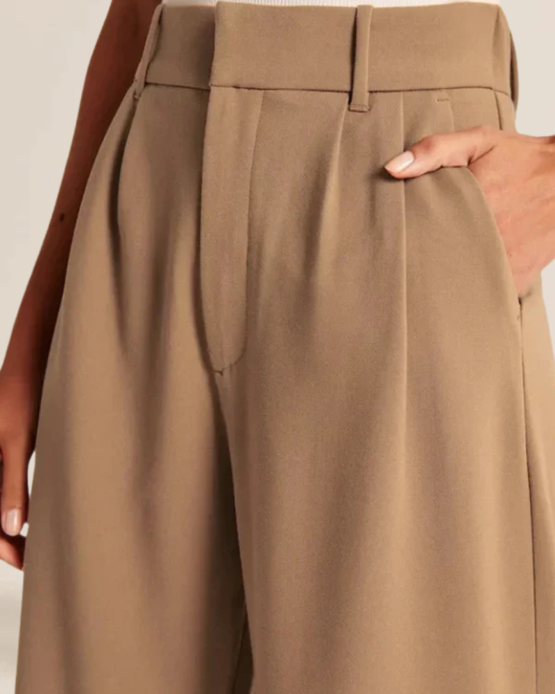 ARELLE - WIDE LEG TAILORED PANTS