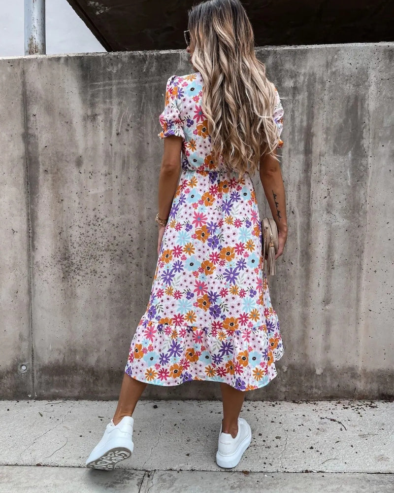 NAILA - ELEGANT FLORAL DRESS