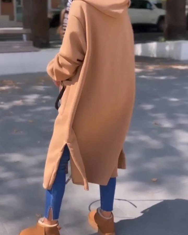 BAIRANE - Slit Long Hoodie