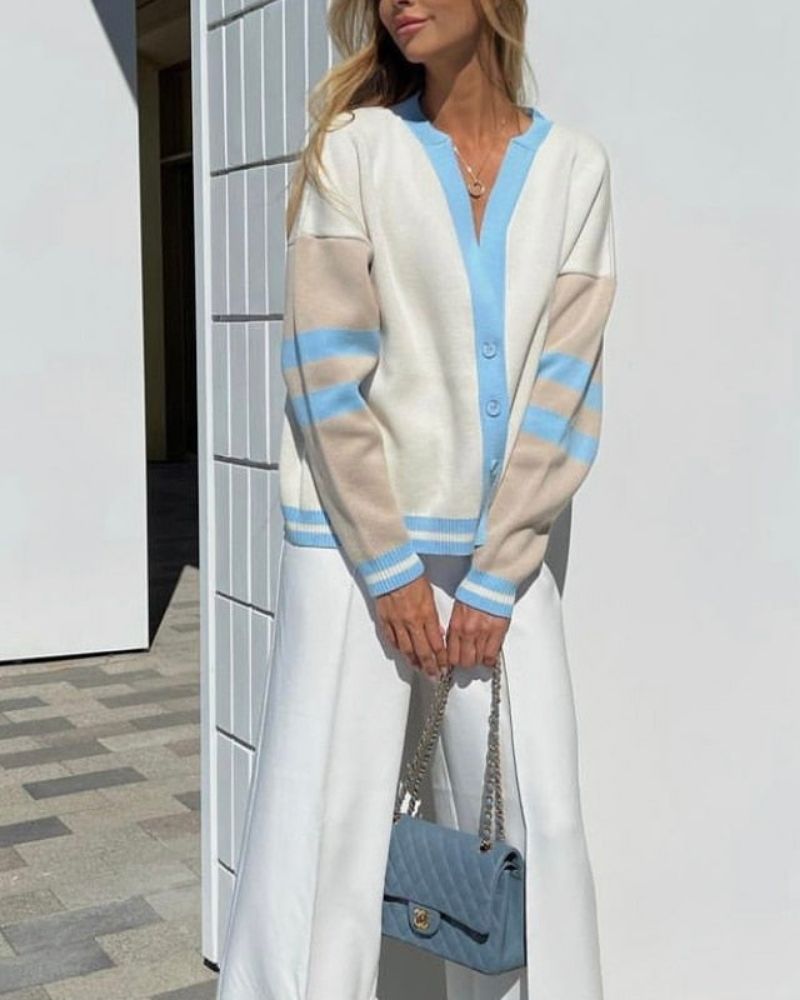 AVALON - V - NECK BOHO CARDIGAN