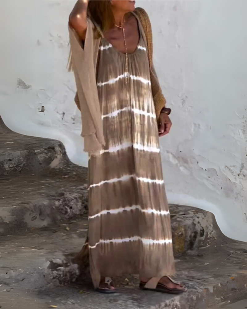 BELINA - TYE-DIE BOHO DRESS