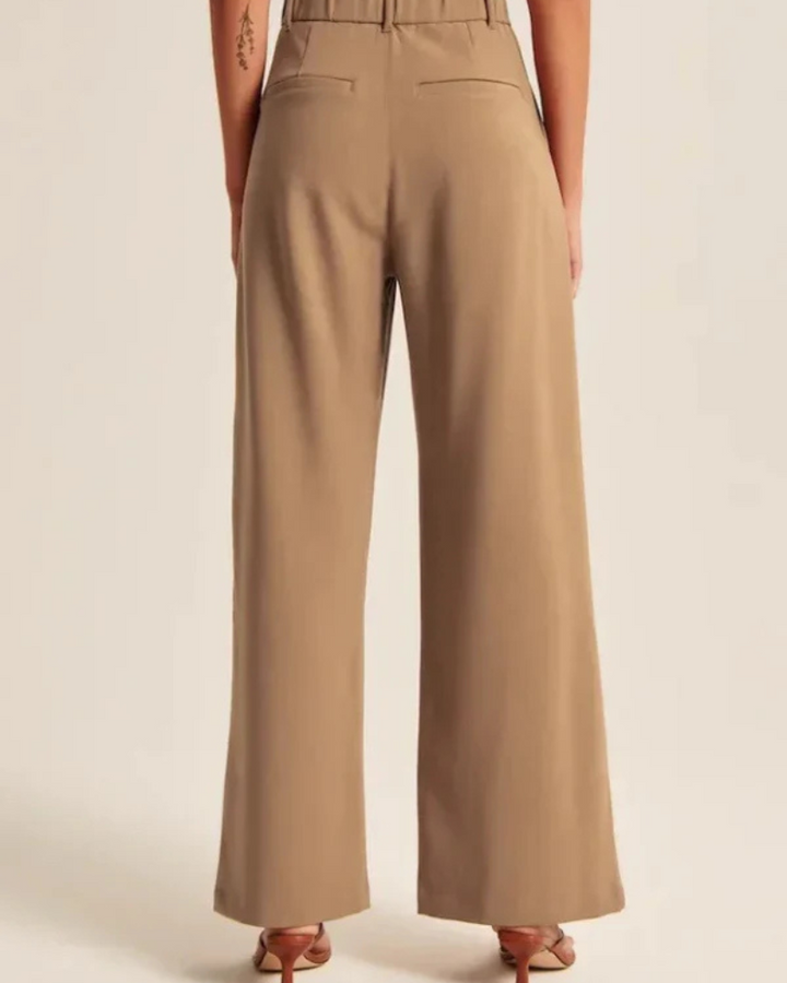 ARELLE - WIDE LEG TAILORED PANTS