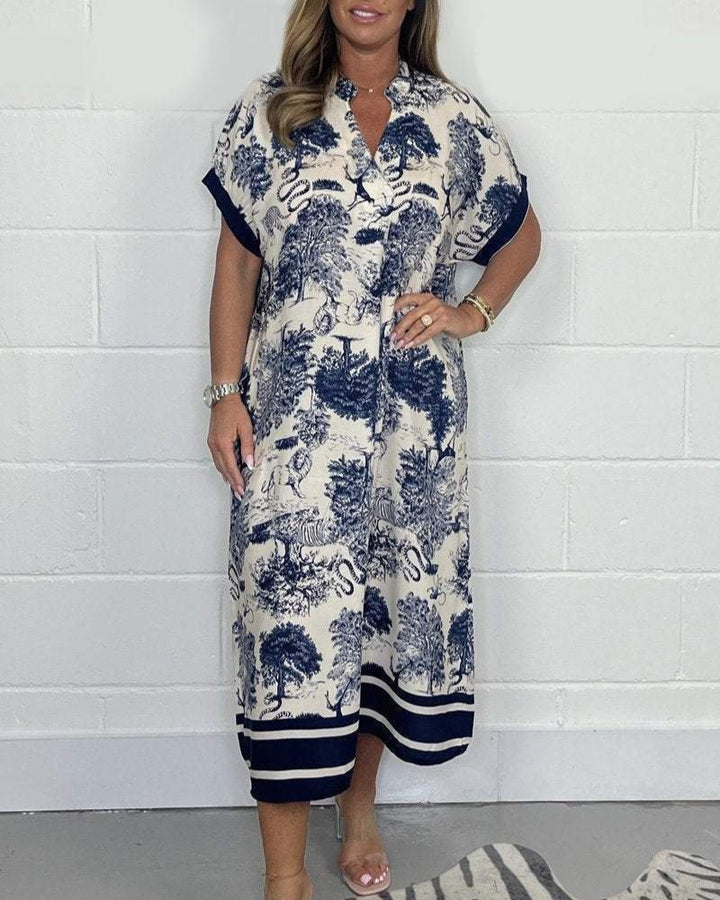 CAMILLA - TOILE MIDI DRESS