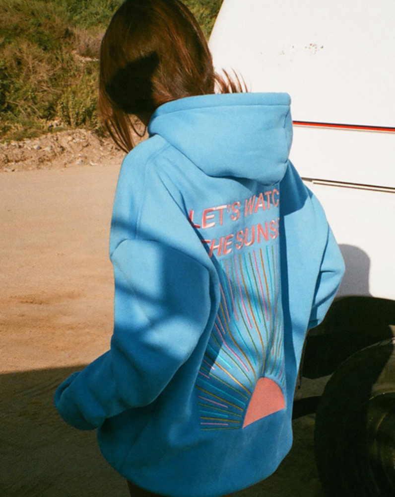 KATIE - Stylish Hoodie "Let’s Watch the Sunset"