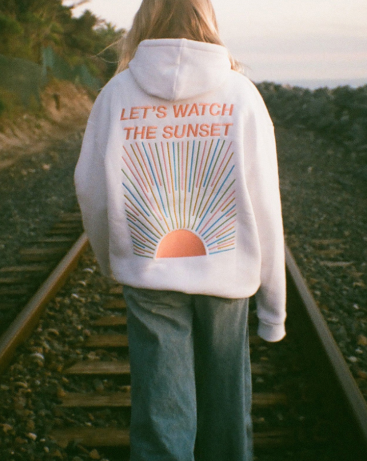KATIE - Stylish Hoodie "Let’s Watch the Sunset"
