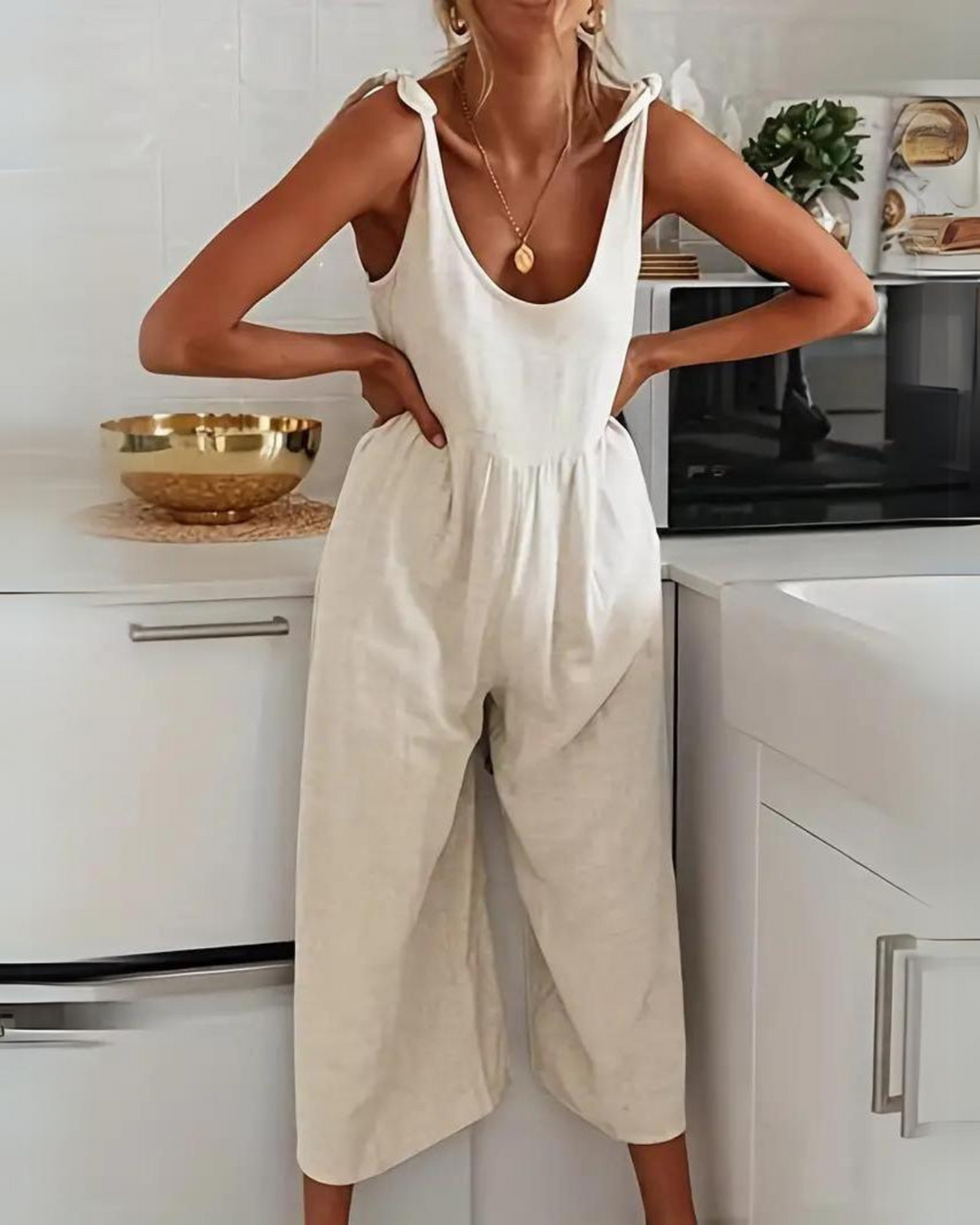 DELIA - COTTON SUMMER JUMPSUIT