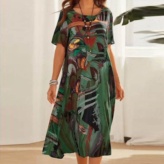 SELBY - Comfortable floral dress