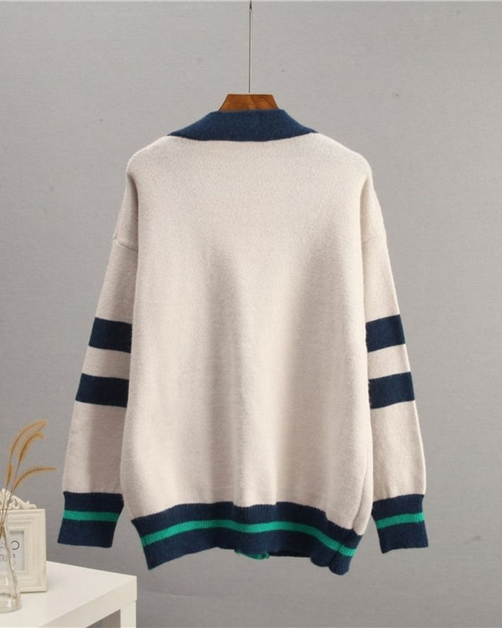AVALON - V - NECK BOHO CARDIGAN