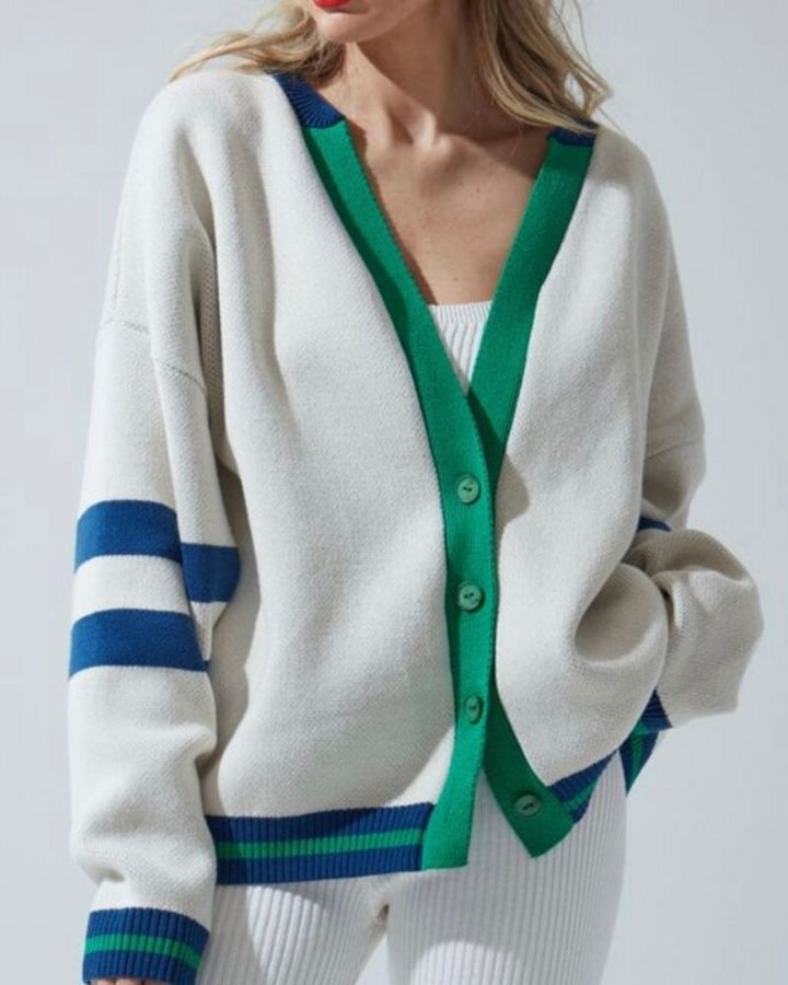 AVALON - V - NECK BOHO CARDIGAN