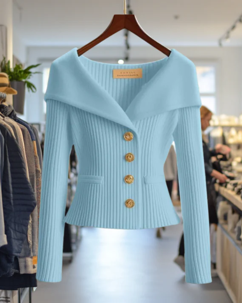 ELASE - Luxurious Knit Cardigan