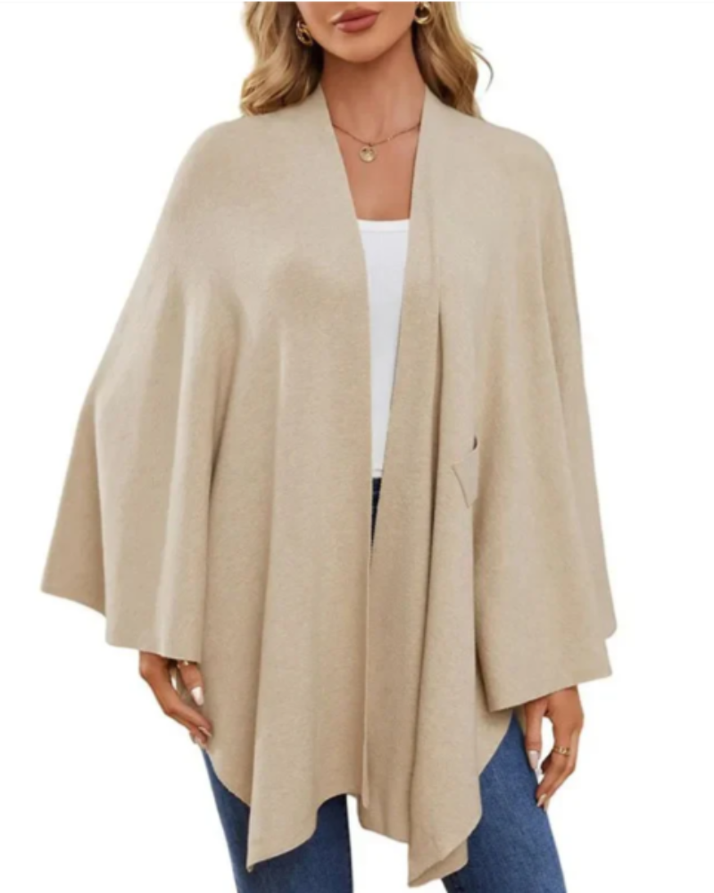 ISARA - Elegant Soft Knit Shawl Wrap