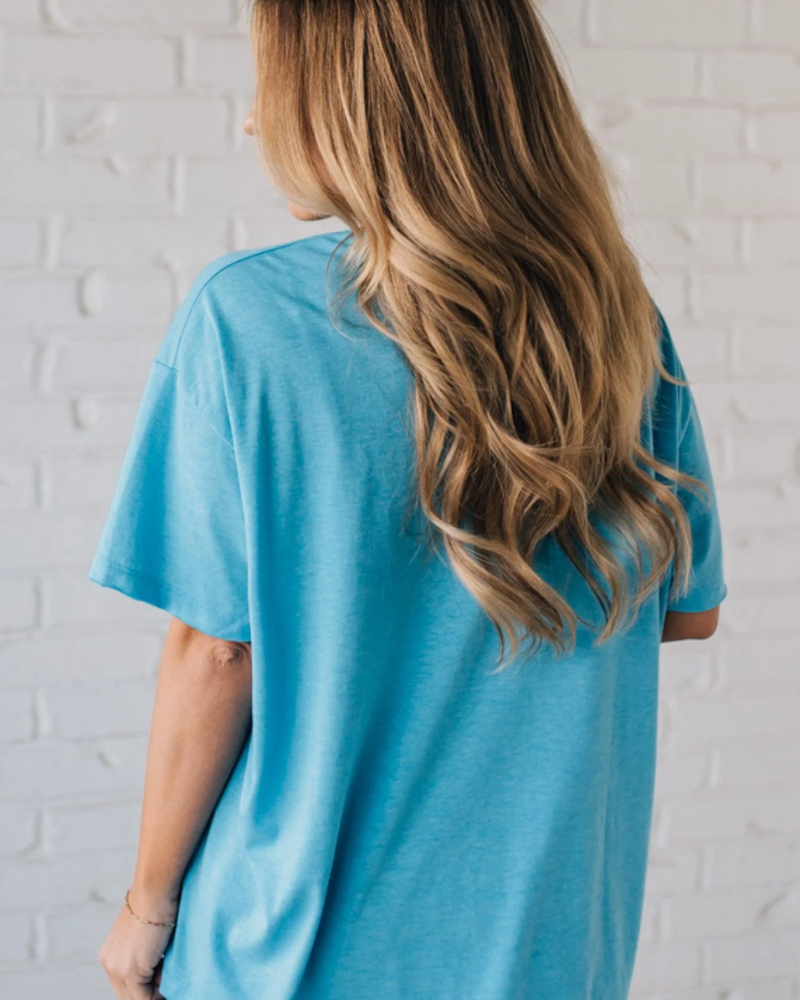 AIMEA - Raw Edge Boxy Tee