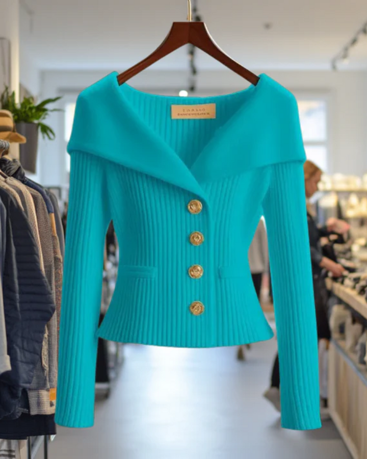 ELASE - Luxurious Knit Cardigan