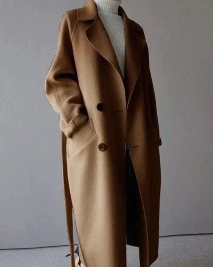 LAORA - LONGLINE WOOL COAT