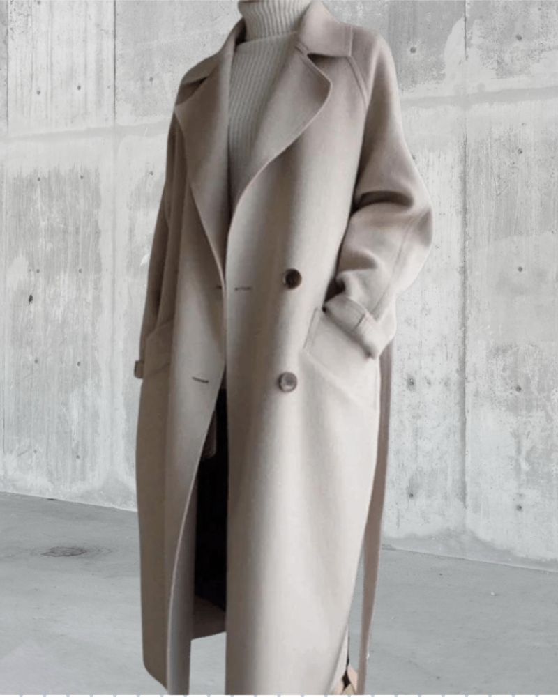 LAORA - LONGLINE WOOL COAT