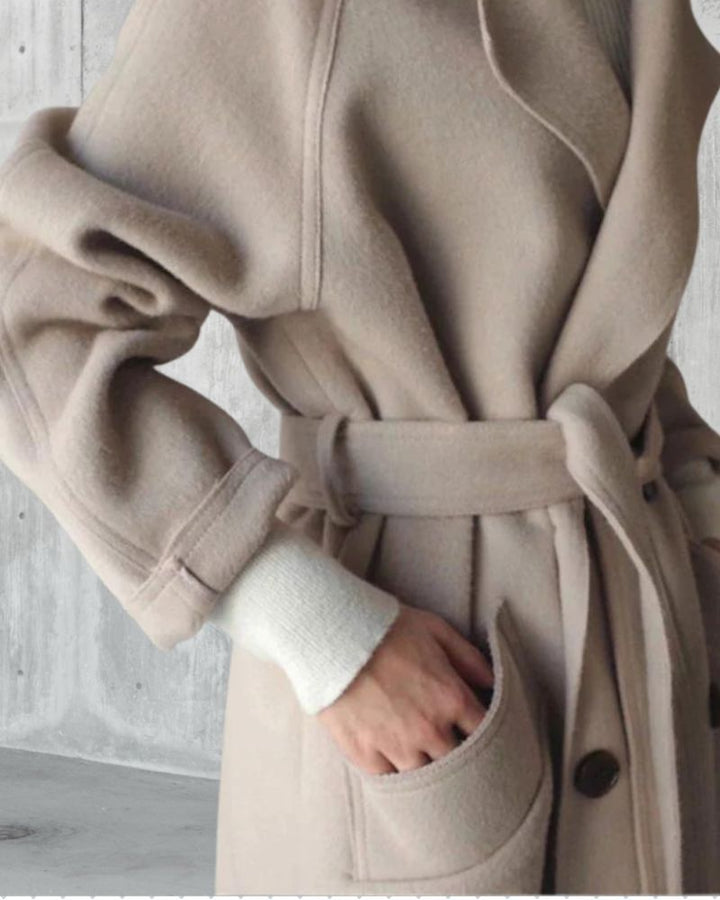 LAORA - LONGLINE WOOL COAT
