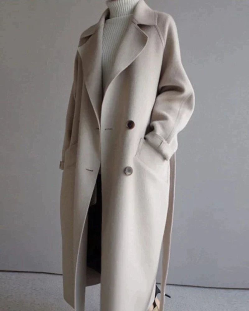 LAORA - LONGLINE WOOL COAT