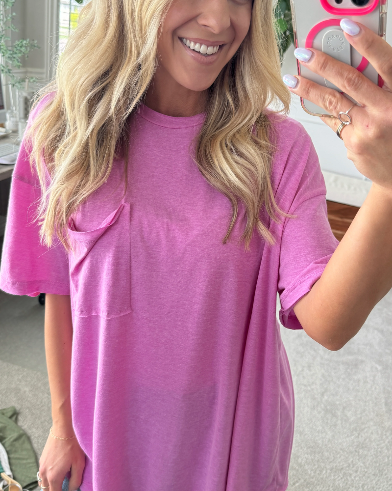 AIMEA - Raw Edge Boxy Tee