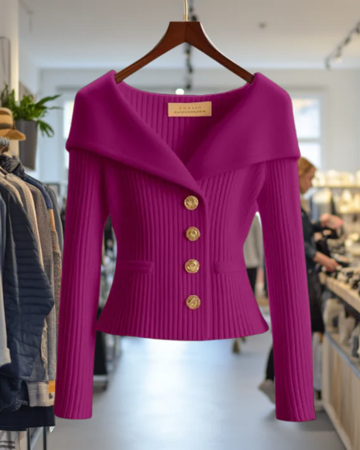 ELASE - Luxurious Knit Cardigan