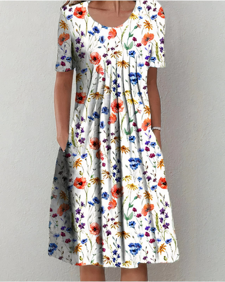 PHOEBE - ELEGANT COTTON DRESS