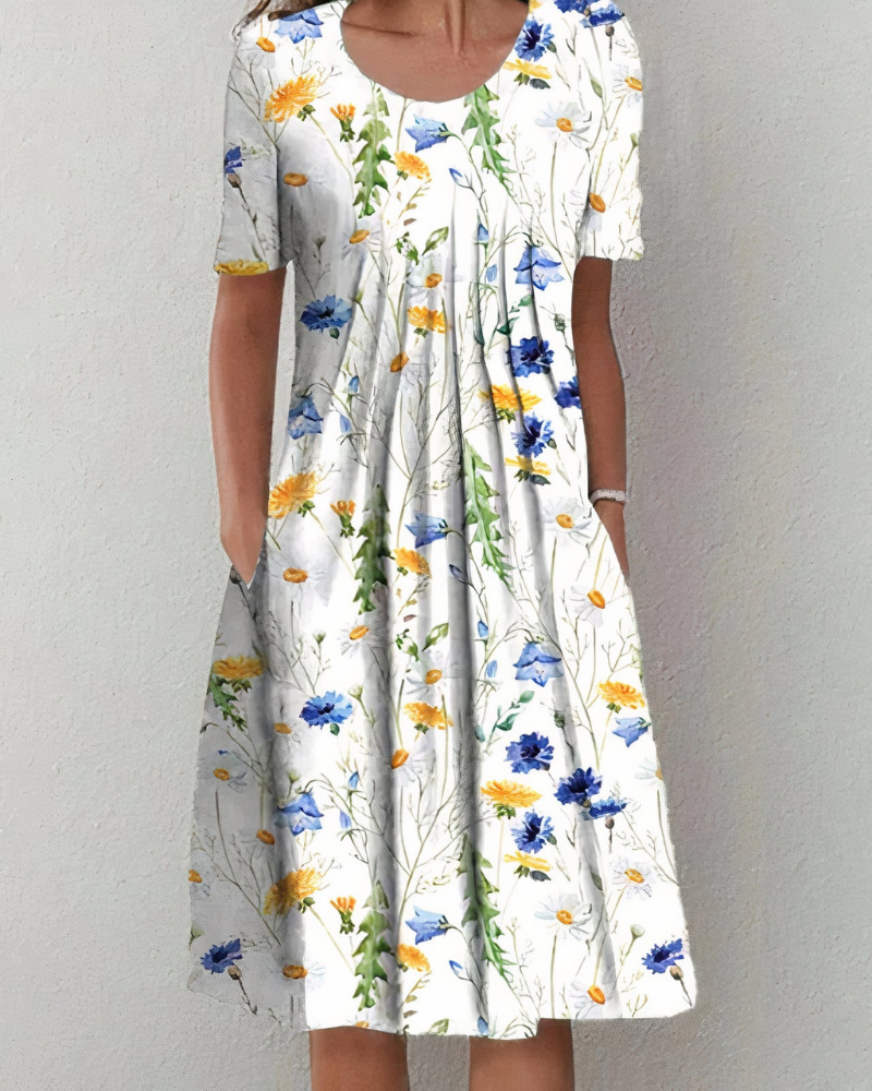 PHOEBE - ELEGANT COTTON DRESS