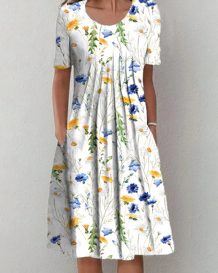 PHOEBE - ELEGANT COTTON DRESS
