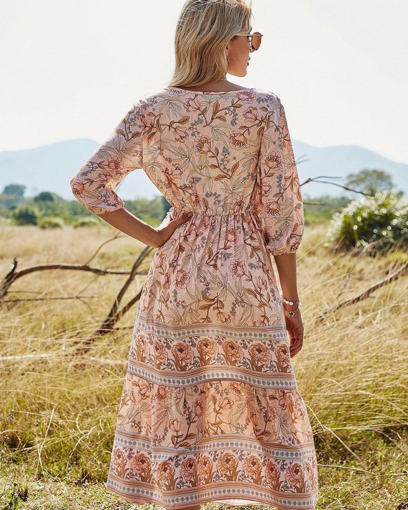 LIANA - FLORAL BOHO DRESS