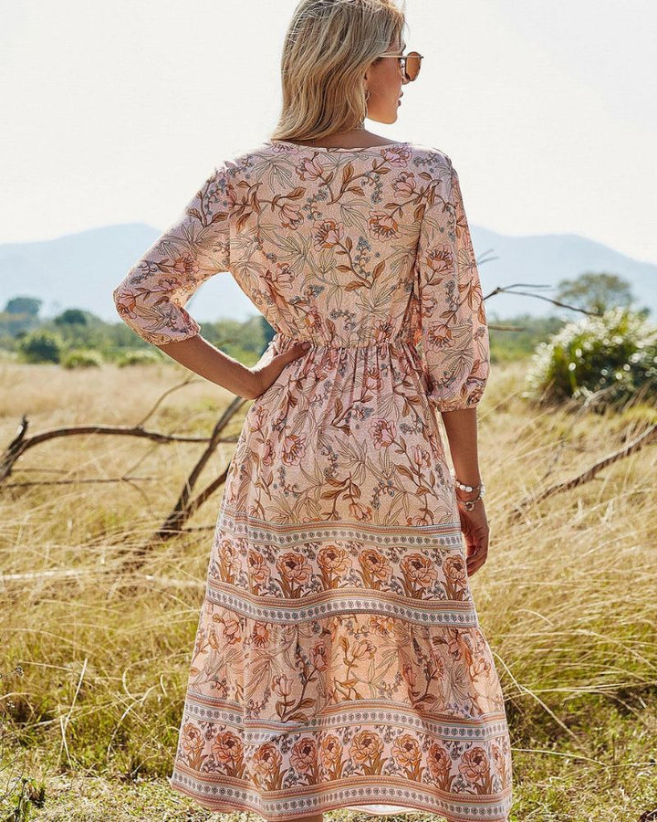 LIANA - FLORAL BOHO DRESS