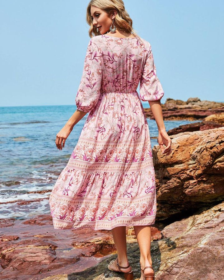 LIANA - FLORAL BOHO DRESS