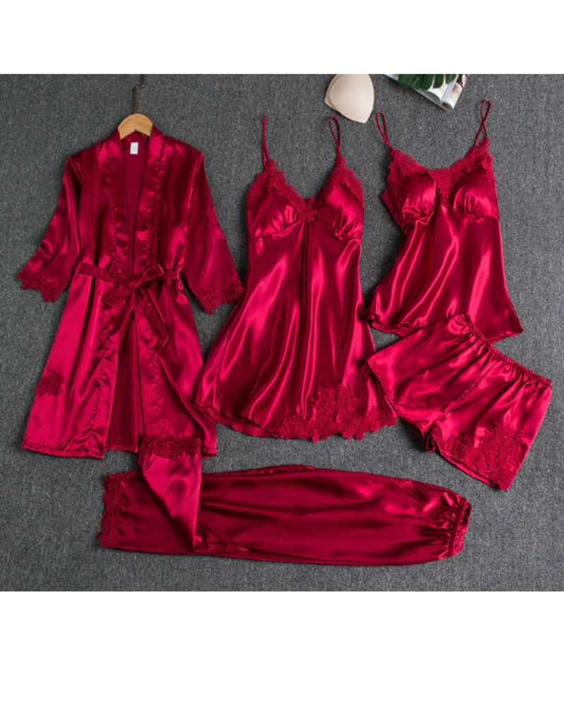 EVELANI - Women's 5-Piece Nightwear Set