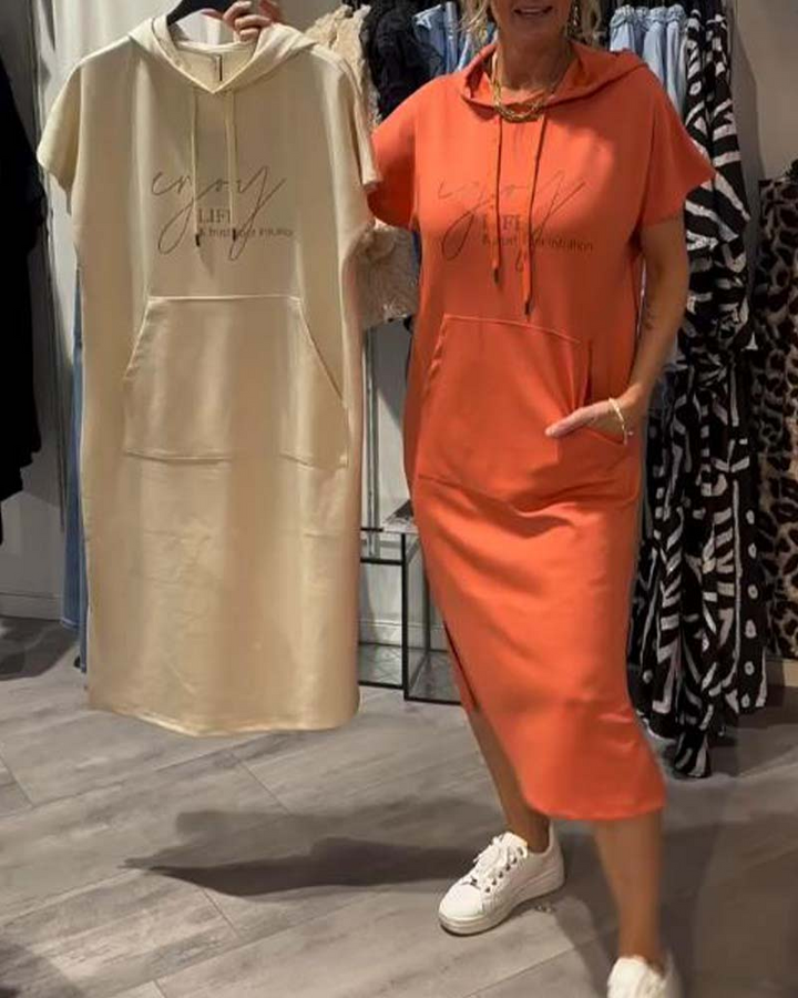 FAELAN - Elegant Hoodie Dress
