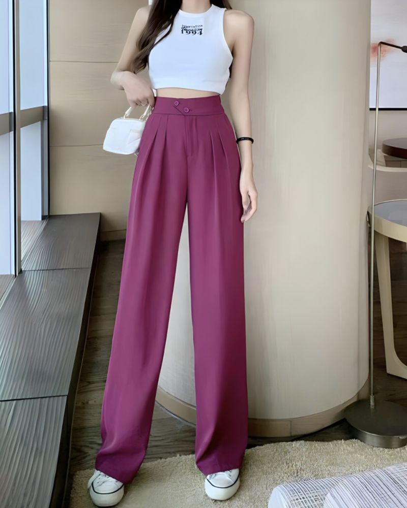 VOGANY - TAILORED WIDE LEG PANTS
