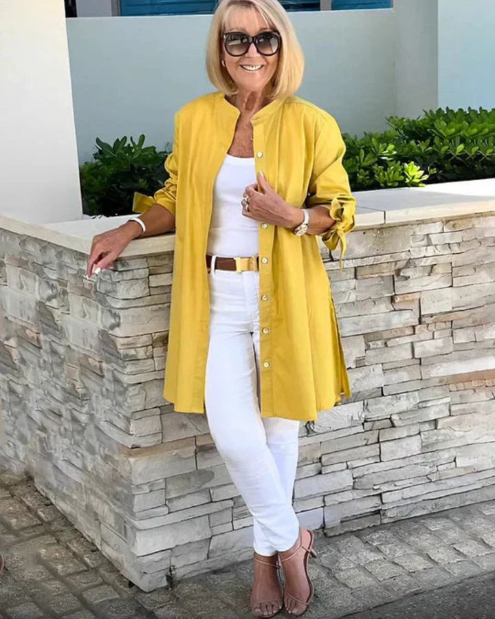 CHERISH - COTTON LINEN SHIRT