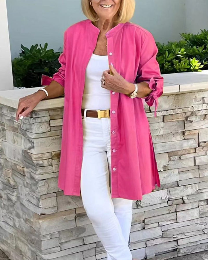 CHERISH - COTTON LINEN SHIRT