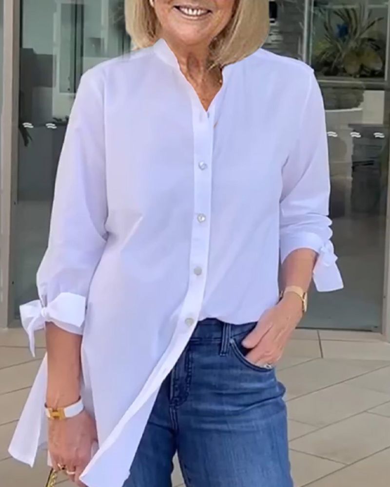 CHERISH - COTTON LINEN SHIRT