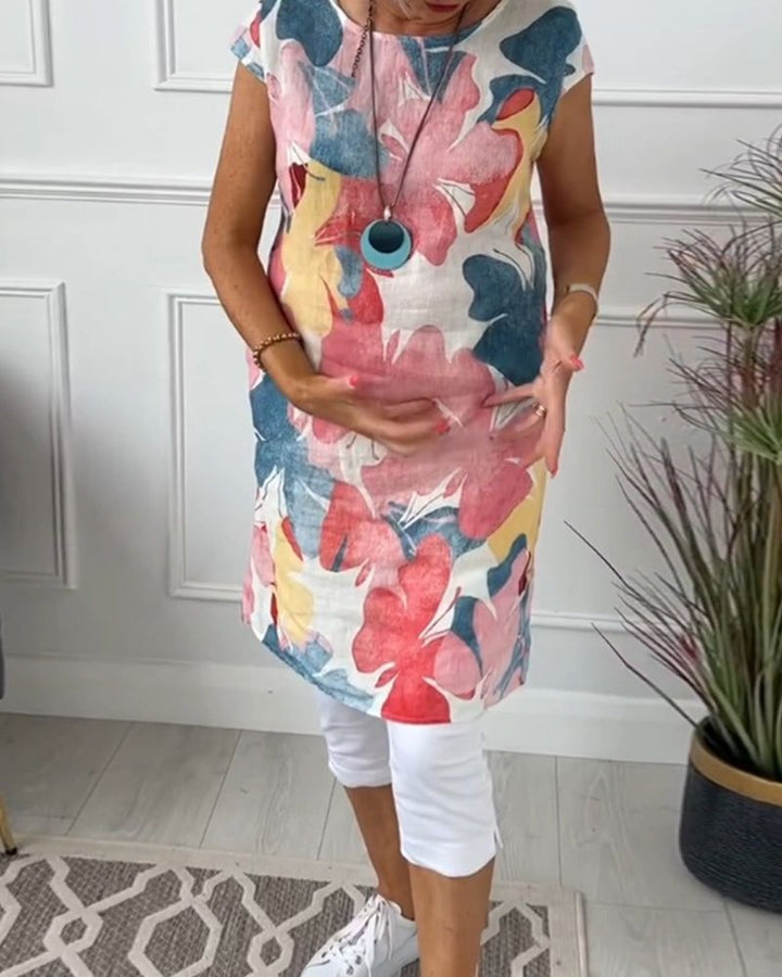 SVEA - CASUAL LONG FLORAL TOP
