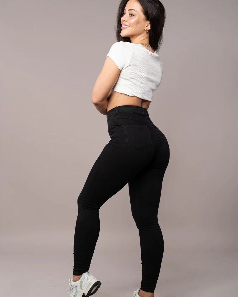 NADINE - HIGH WAIST CURVE JEANS