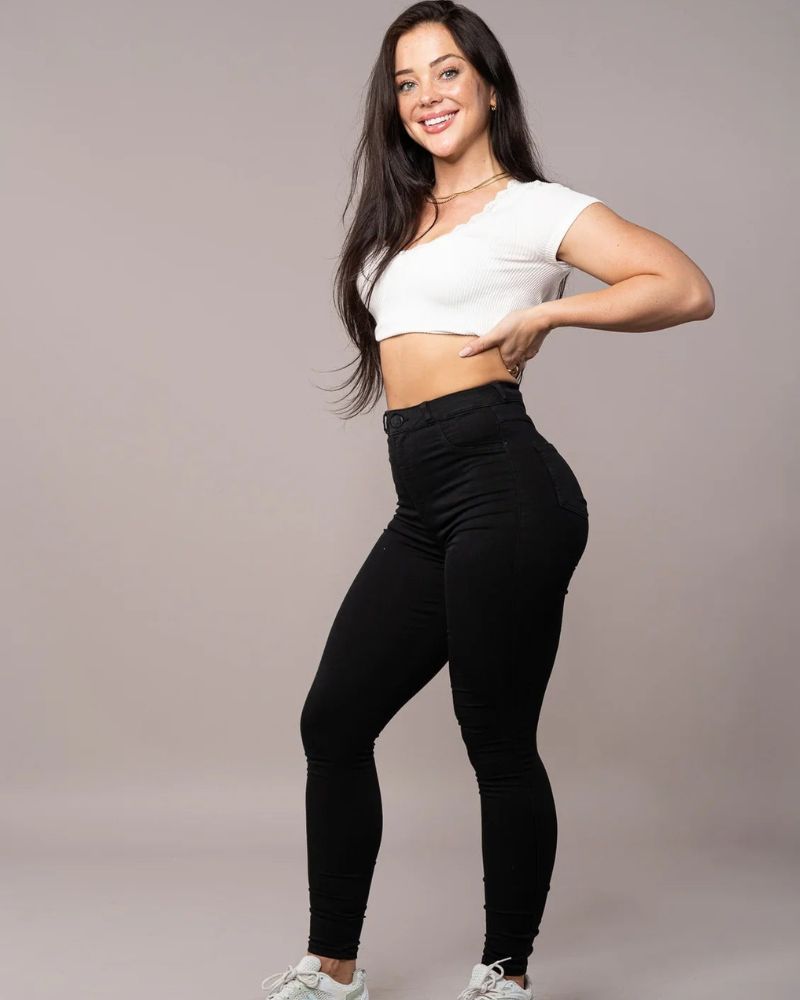 NADINE - HIGH WAIST CURVE JEANS