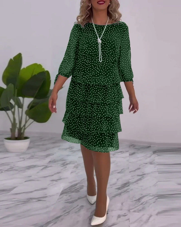 LANE - POLKA DOT MIDI DRESS