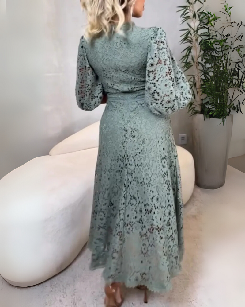 ALOMA - Lace Lantern Dress