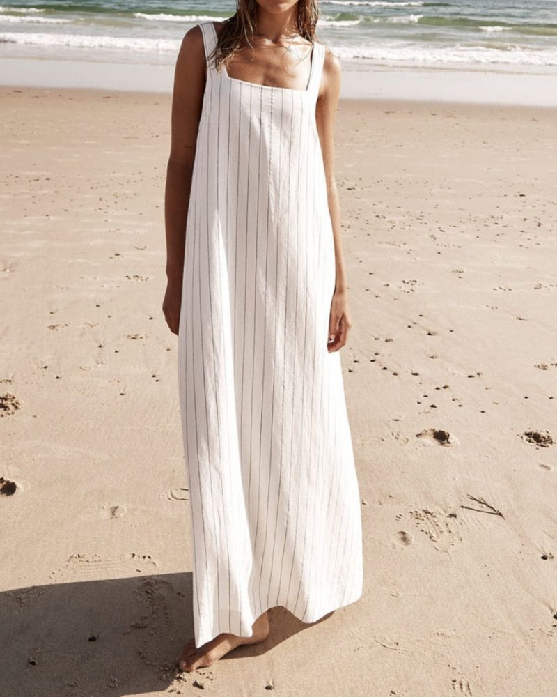 ELINA - ELEGANT STRIPPED DRESS