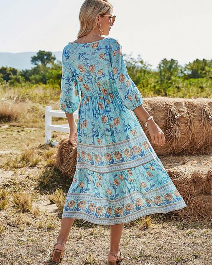 LIANA - FLORAL BOHO DRESS