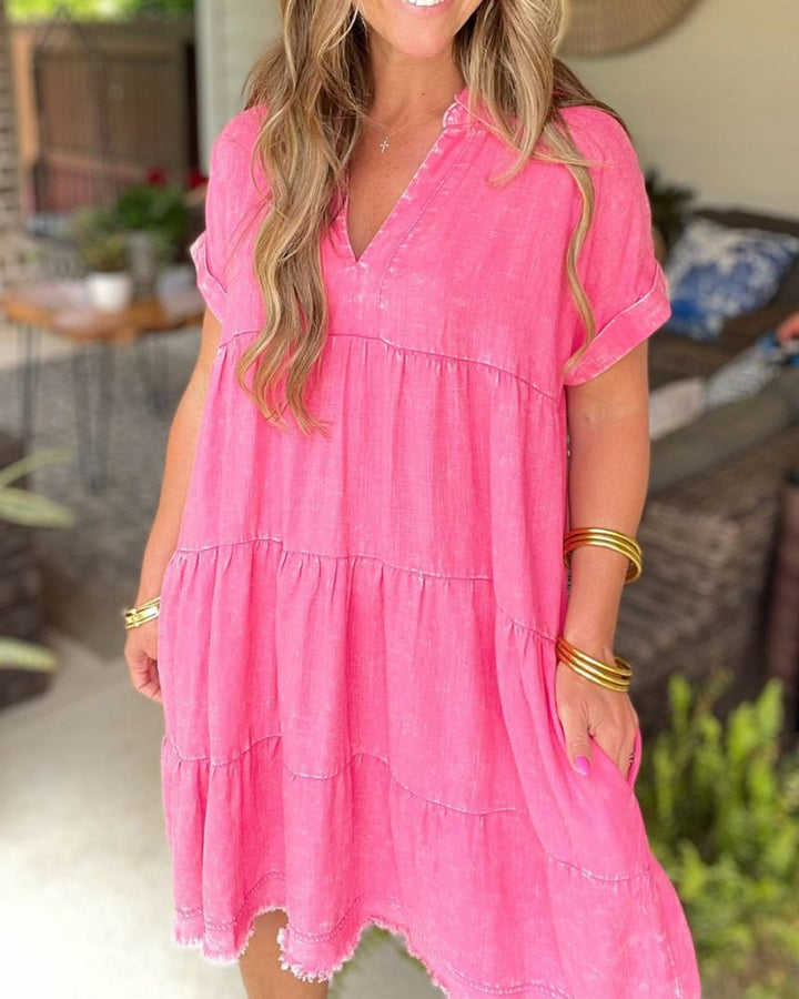 SALARI - Vintage Washed Denim Dress