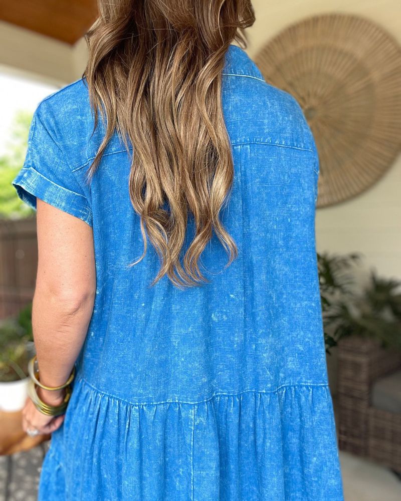 SALARI - Vintage Washed Denim Dress