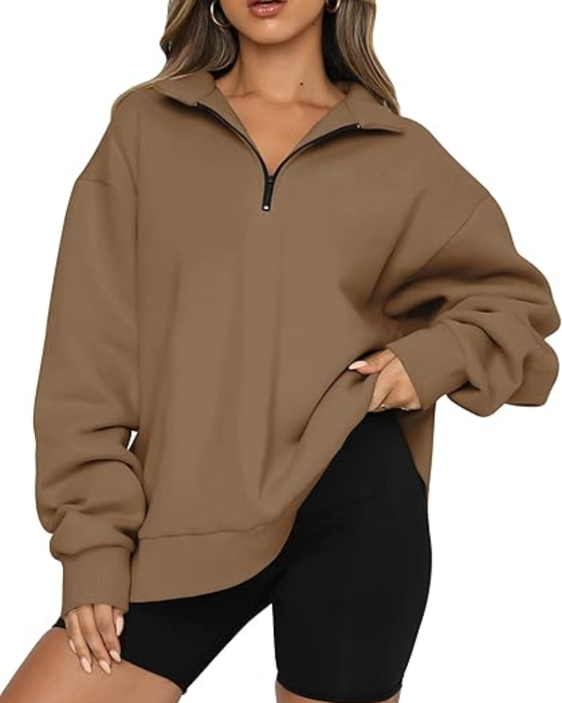 ANISE - HALF ZIP SWEATER