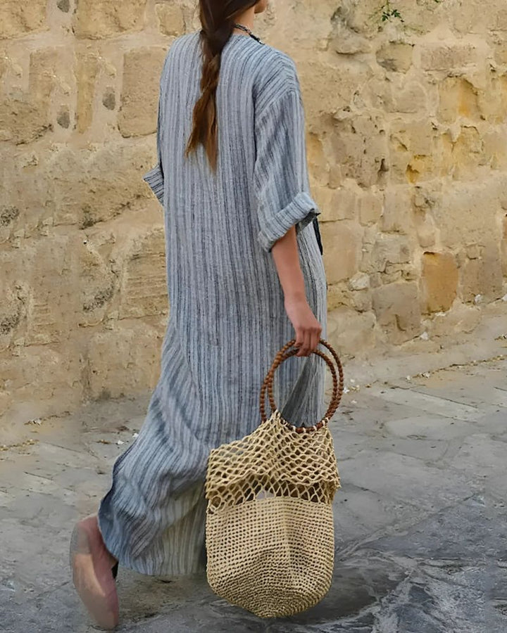 ODILE - COTTON LINEN DRESS