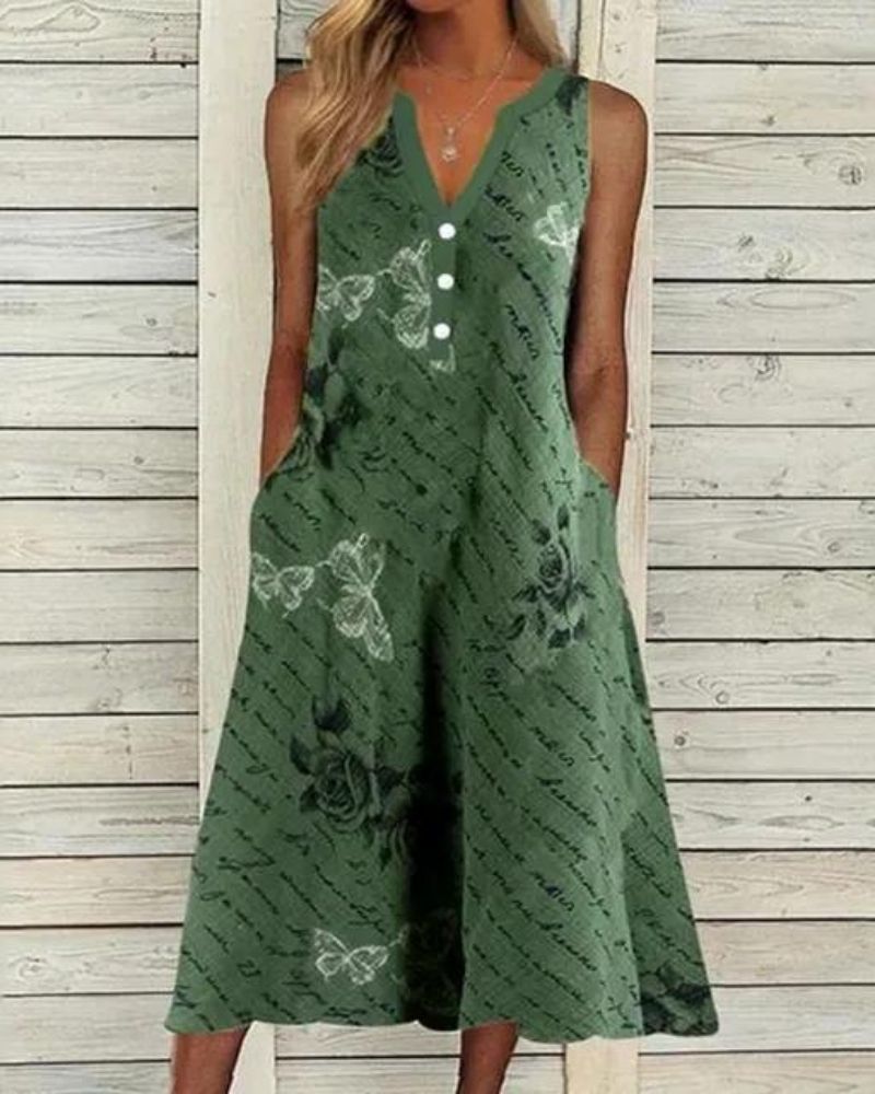 DIELA - Leaf Kiss Dress