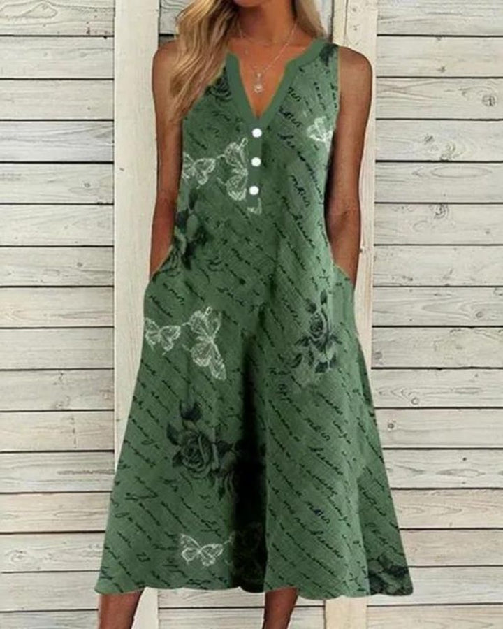 DIELA - Leaf Kiss Dress
