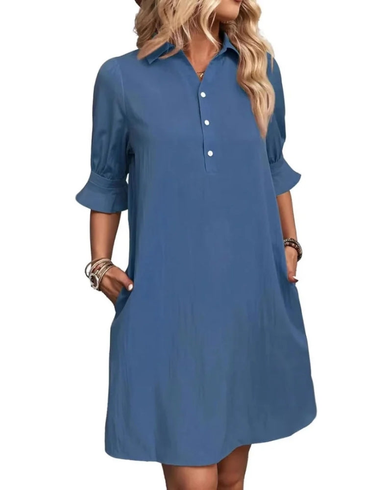 FRANCHESCA - Casual Shirt Dress
